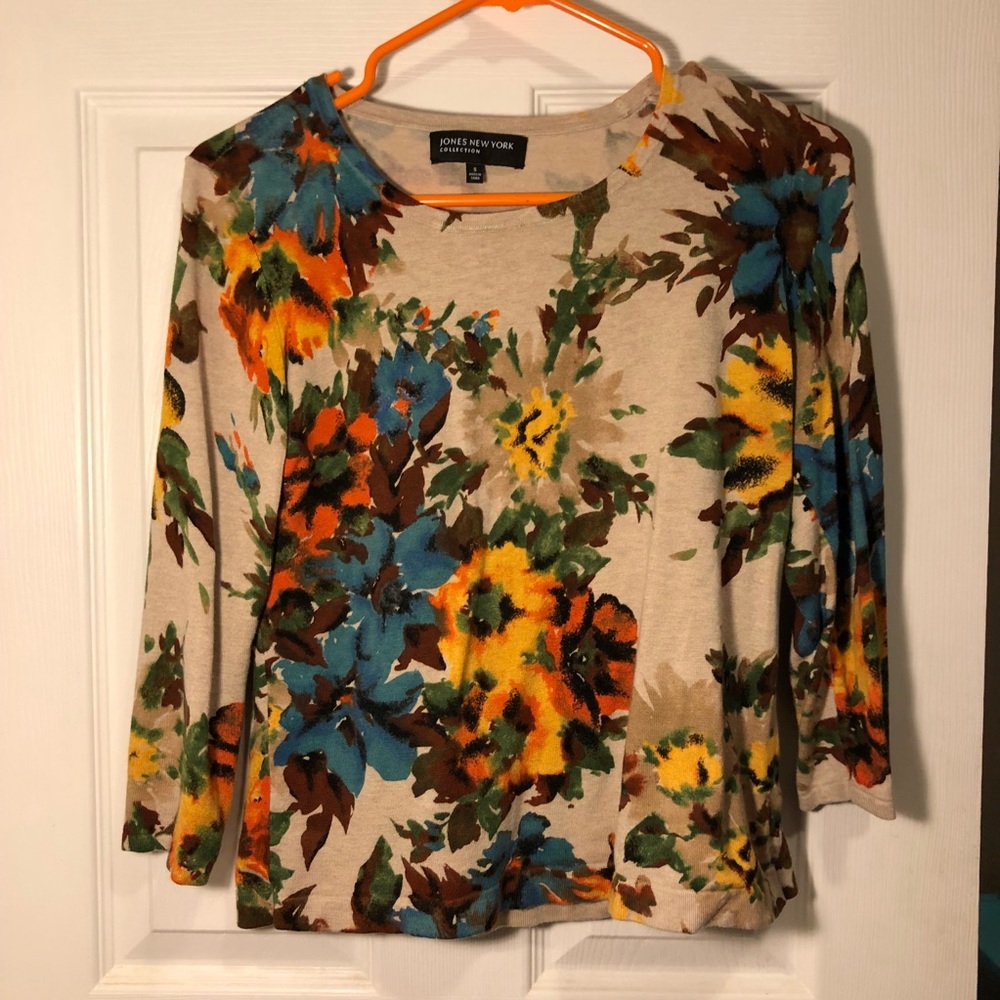 Floral Long Sleeve Top